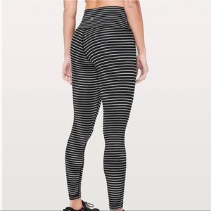 Wunder Under High-Rise Parallel Stripe Black White